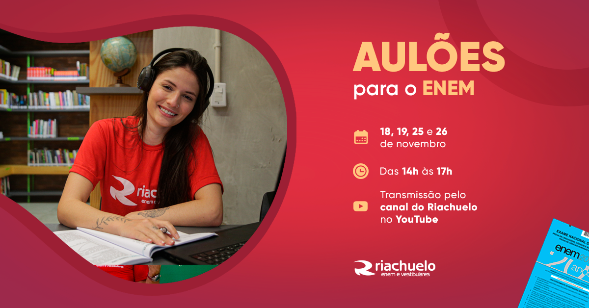 Prepare-se para o Enem com os Aulões Online 2021