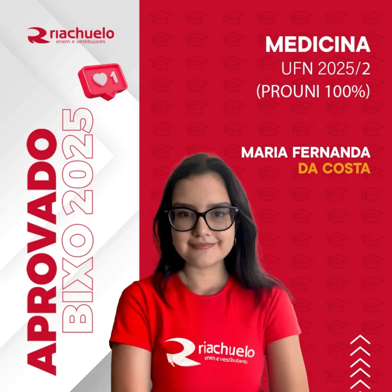 Imagem do aluno aprovado
