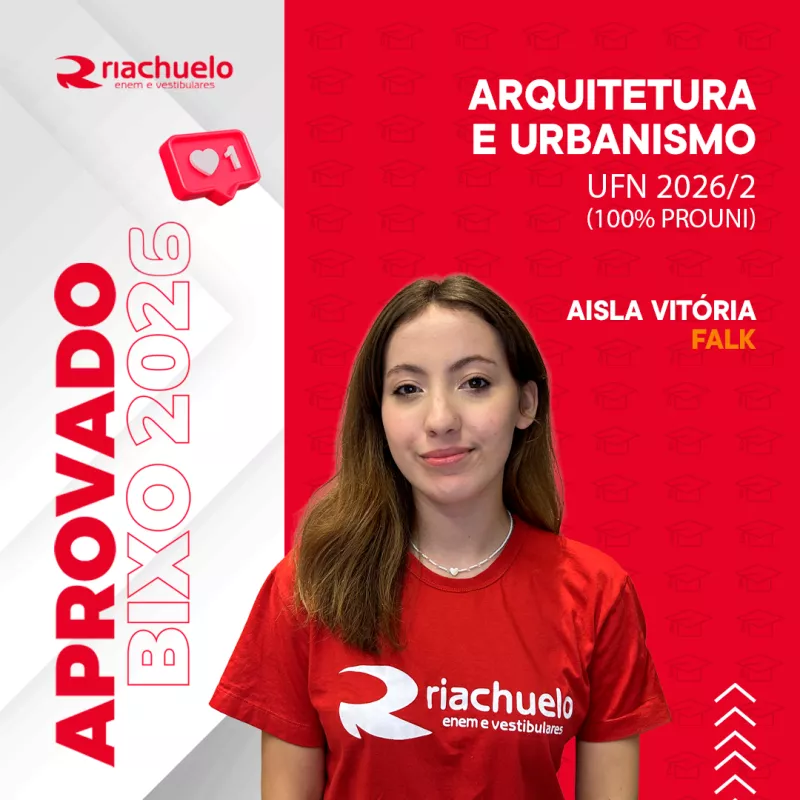 Imagem do aluno aprovado